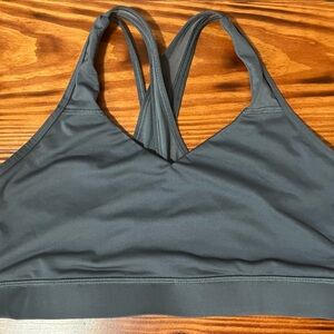 Avia Black Strappy Back Sports Bra XL (16-18) – Moisture Wicking Stretch